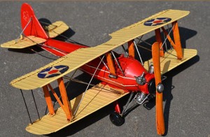 Tinplate Biplane Model