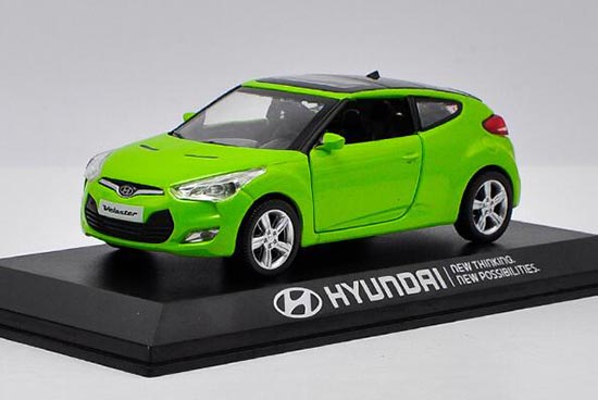 1/38 Hyundai Veloster diecast car in Green