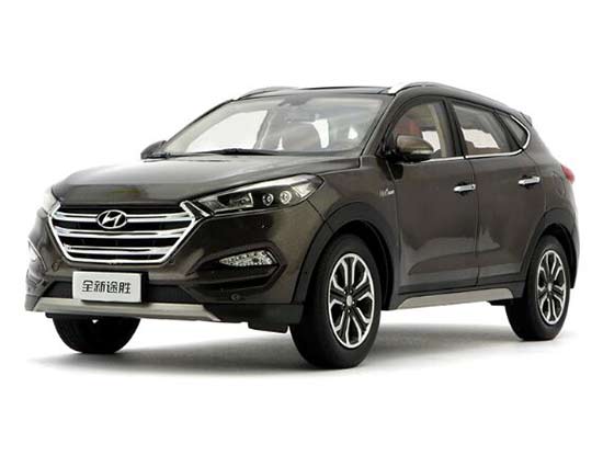 1/18 3rd generation Hyundai Tucson diecast In Brown