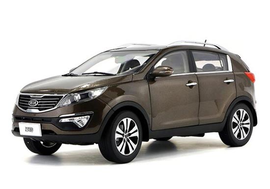 2011 Kia Sportage R Diecast Model in Brown