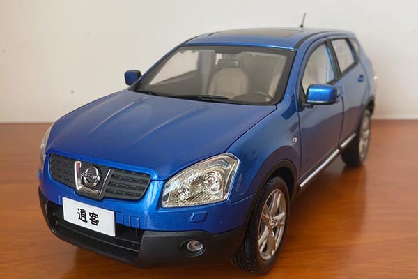 2008 Nissan Qashqai Diecast Model in Blue